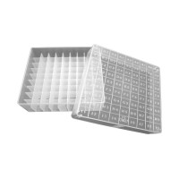 ARCTIKO 10×10 dividers H: 50mm Cryo Box – Secure Sample Storage for Laboratories									