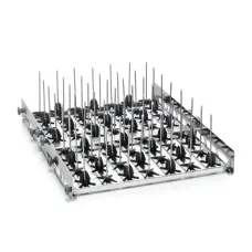 Universal injection trolley with 56 positions height 140mm INS56U4140