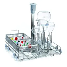 Lower level universal flask jetrack washing trolley  LM20